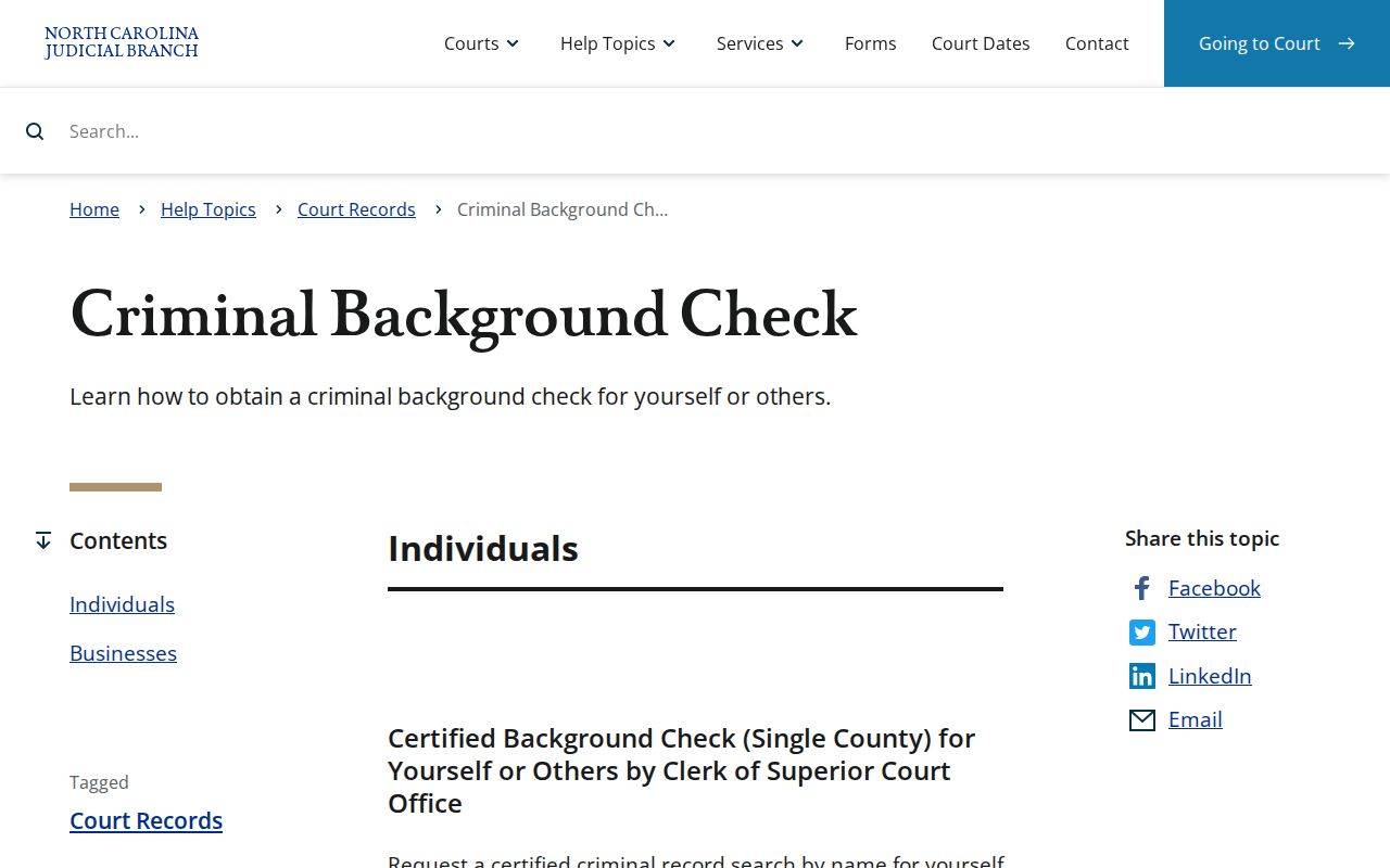 Pasquotank County criminal history and North Carolina background check options